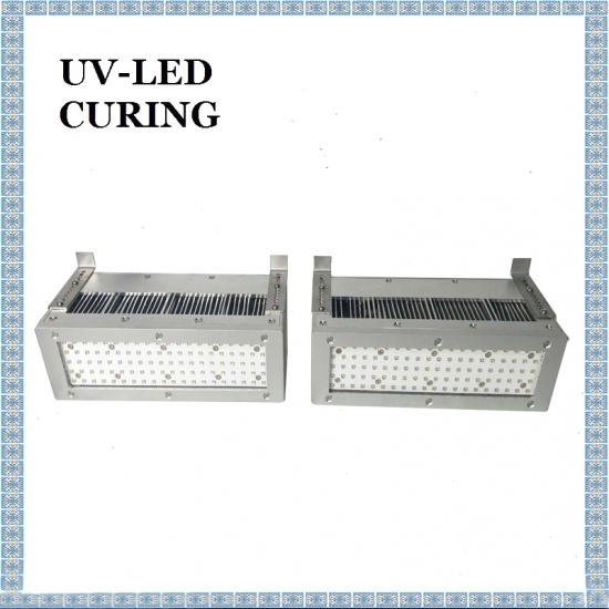 50 * 200 mm dubbele positie UV-LED-uithardingsmachine Gespecialiseerde hardingsinstallatie voor stereoluidsprekers