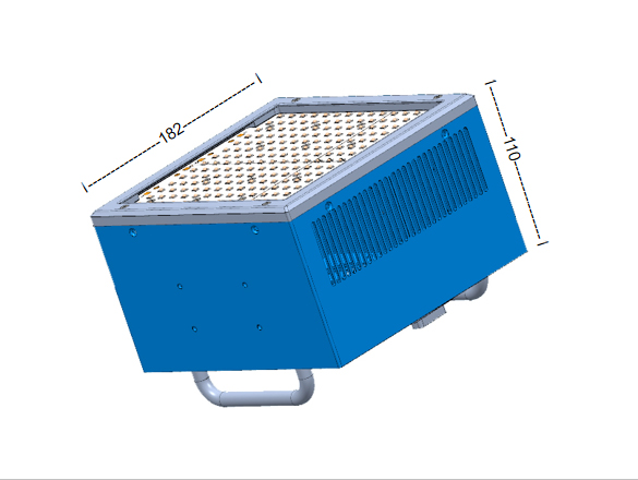 Krachtige, draagbare UV-LED-uithardingslamp