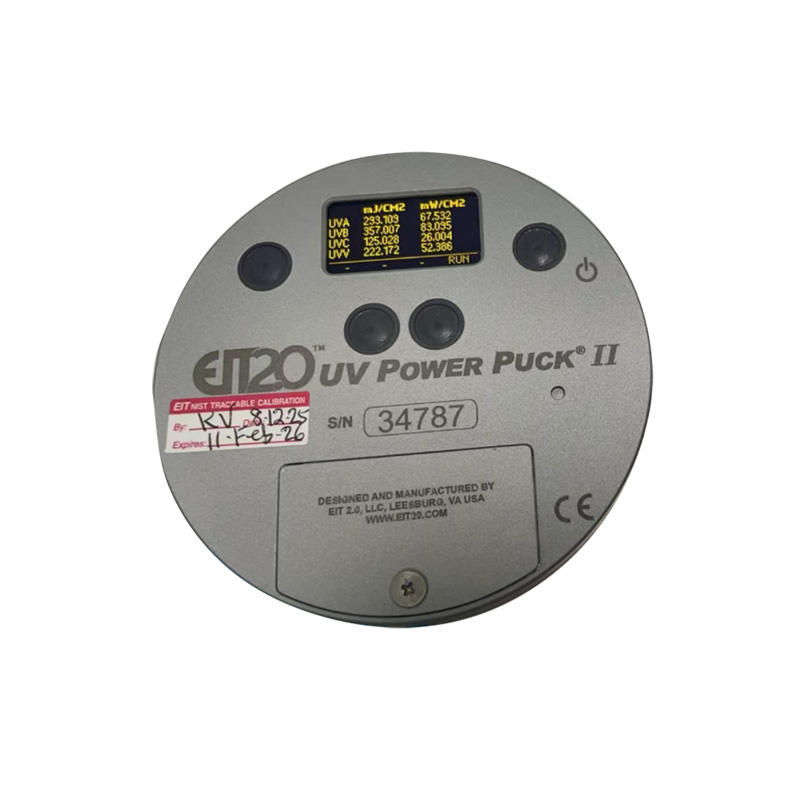 Kan EIT POWER PUCK II gebruikt worden om galliumlampen in de Verenigde Staten te testen?
